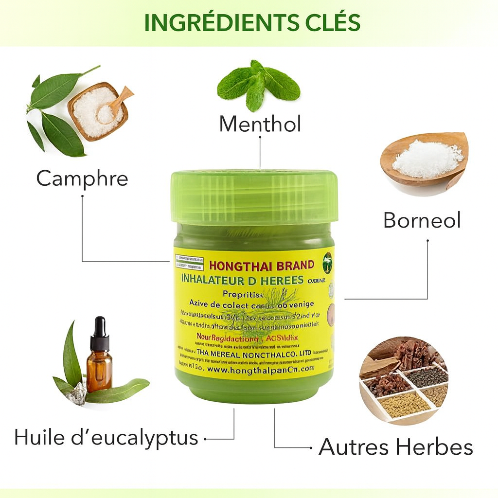Hong thai 100% pur - Inhalateur d'aromathérapie